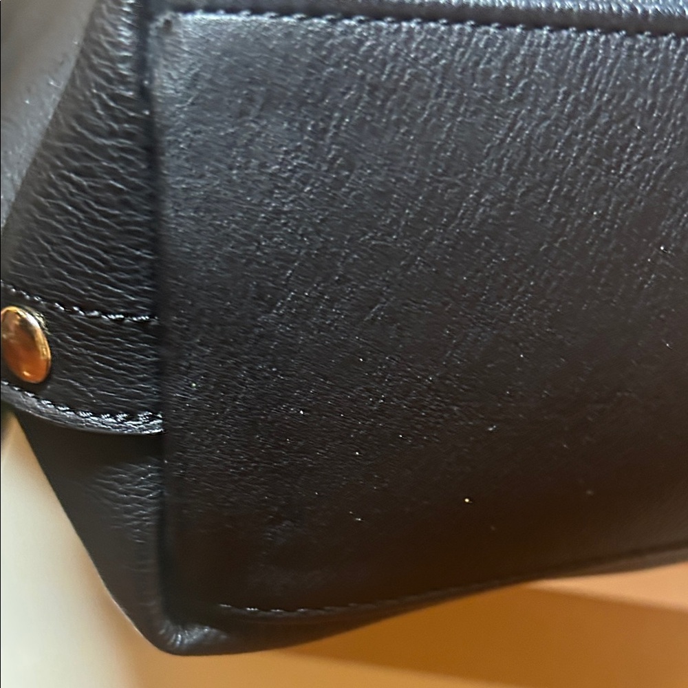 Black Gianni Bini Tote Bag with Gold Accents…just ask about it if u 😍it! - Picture 8 of 10